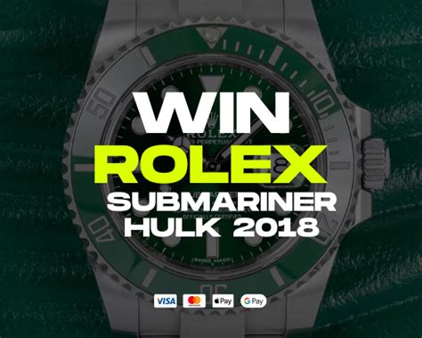 win a rolex hulk|rolex hulk price prediction.